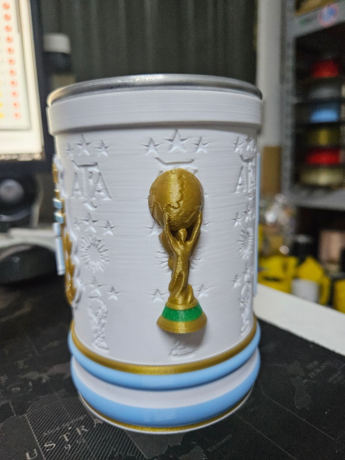 vaso Chop Selección Argentina 500ml Blanco 3